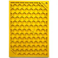 Tapis de léchage Honeycomb - Jaune