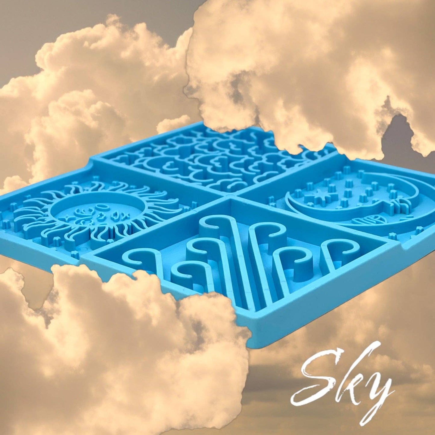 Tapis de léchage Sky Design  bleu ciel