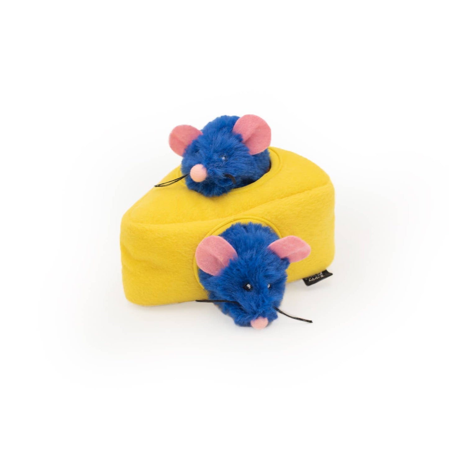Le fromage avec ses souris- Zippy Burrow -jouet pour chat et petit chien